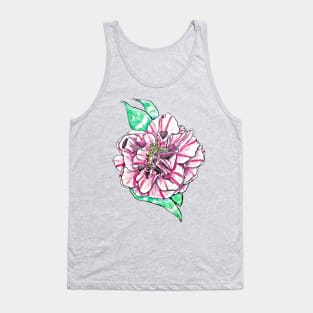 Heart Camellia Tank Top